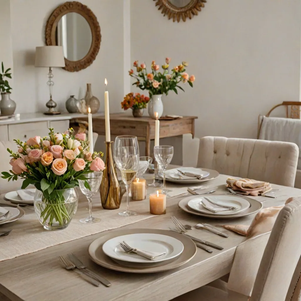 Dekoracja stołu w salonie na co dzień: proste i stylowe rozwiązania