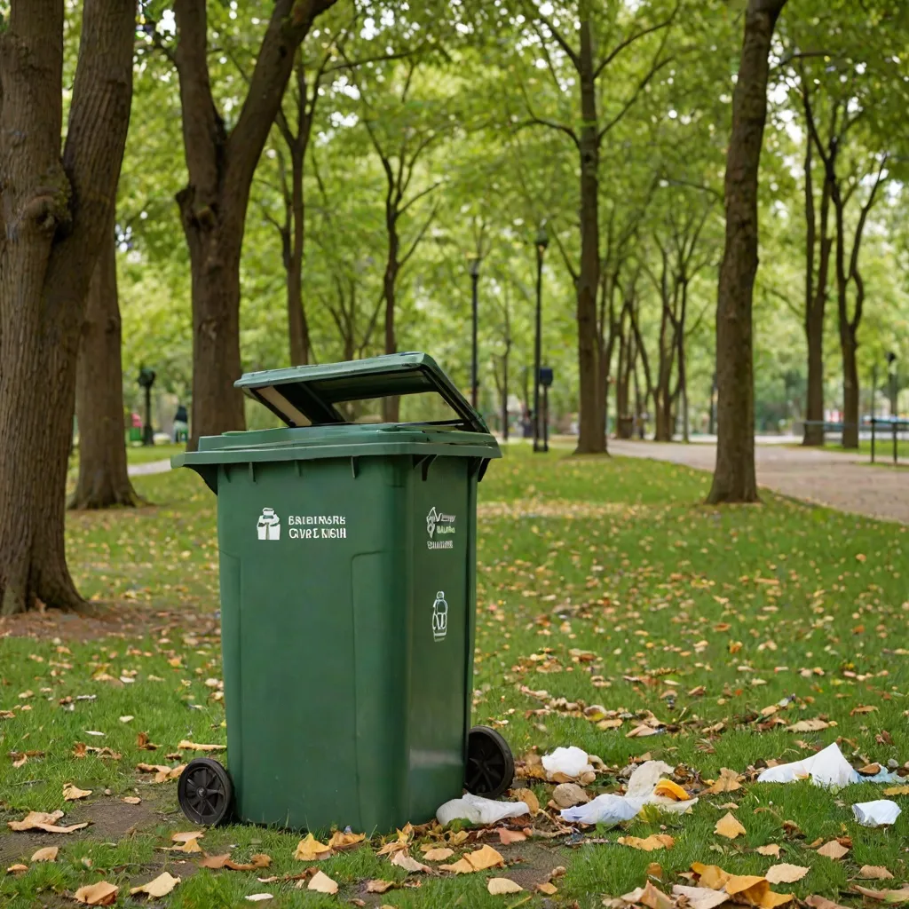 Zielony pojemnik na śmieci: co wrzucamy, a czego nie?