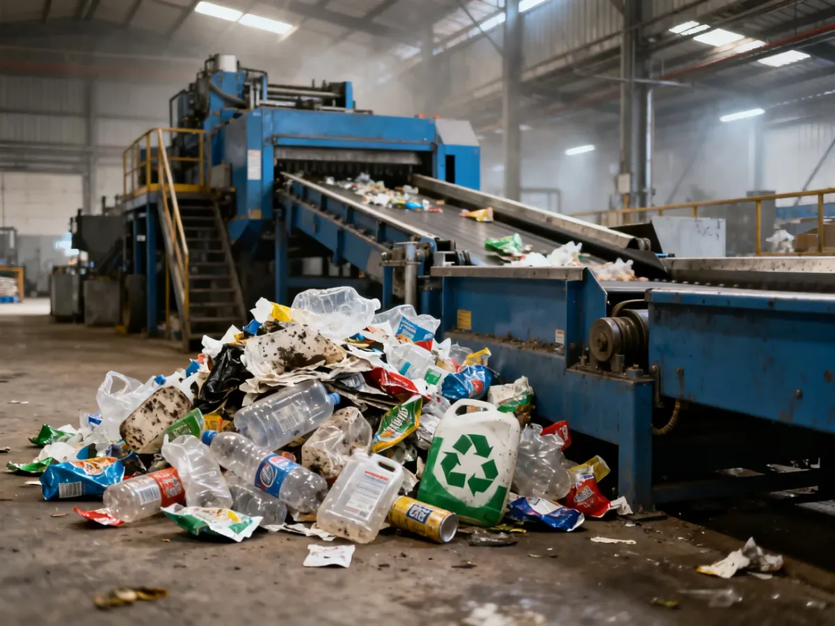 Trudności z sortowaniem i recyklingiem różnych odpadów plastikowych